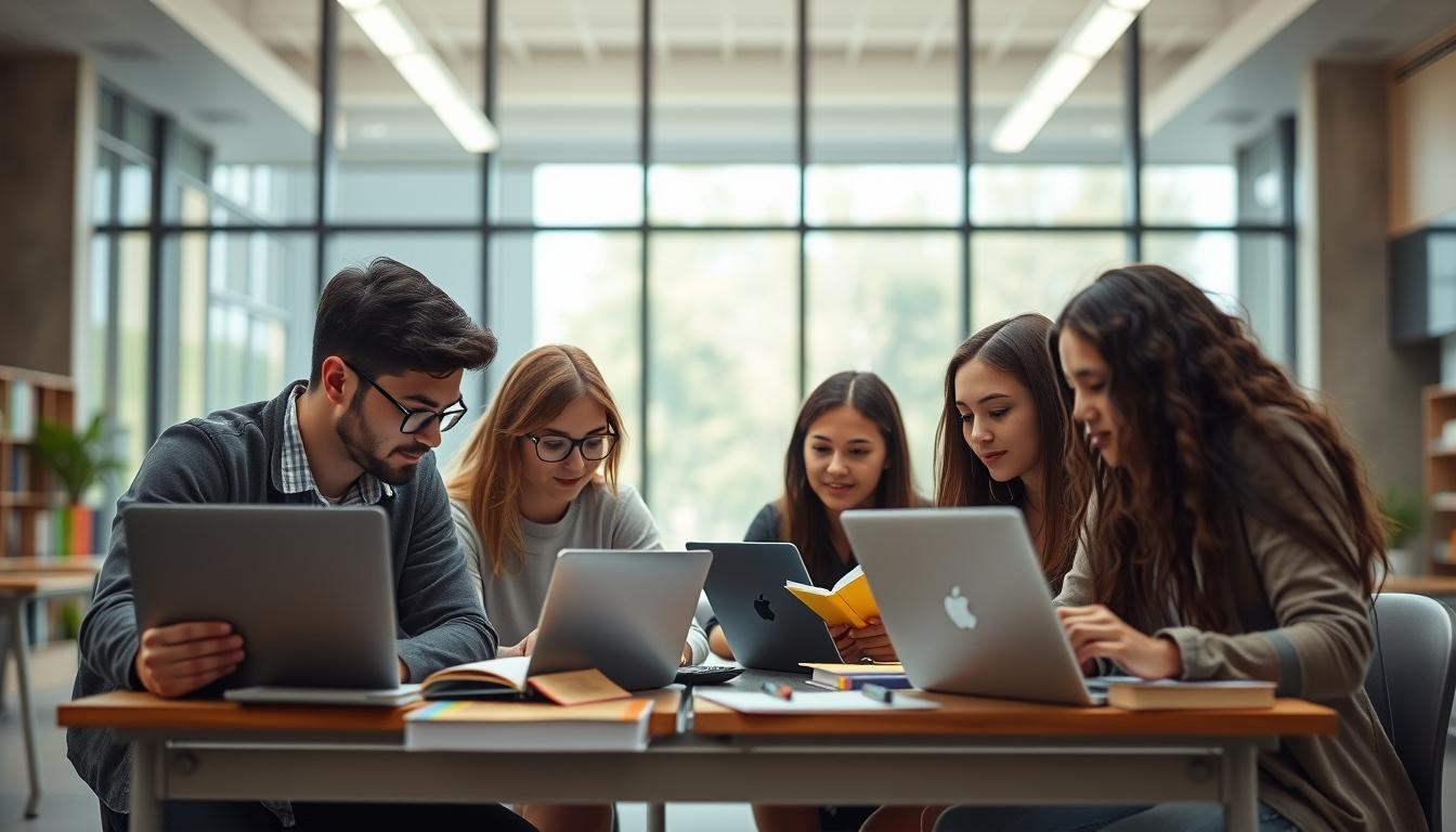 Organized study environment supporting productive learning